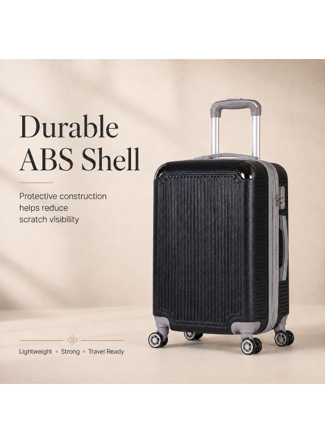 3-Piece Complete Travel Luggage Set, Durable Hard-Shell Suitcases, Spinner Wheels, Spacious and Secure Design for All Trips. - Image 3