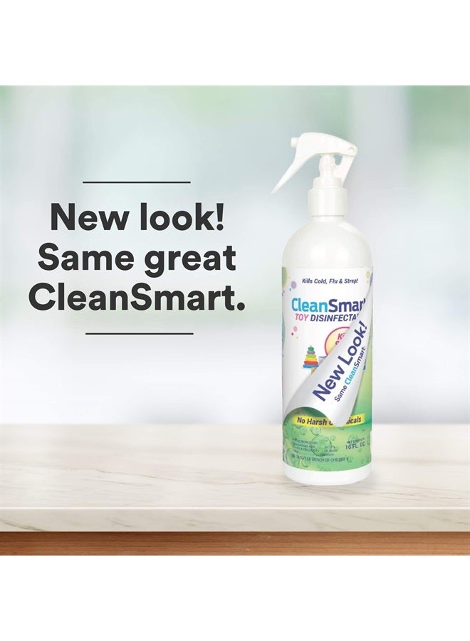 CleanSmart Toy Disinfectant Spray Kills 99.9% of Viruses and Bacteria, Rinse Free, 16 oz Bottle, (Pack of 2) - Image 4