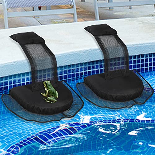 MorTime 2 Pack Animal Saving Escape Ramp, Swimming Pool Floating Animal Saver Rescue Tool for Outdoor Critter Frog Chipmunk - Image 1
