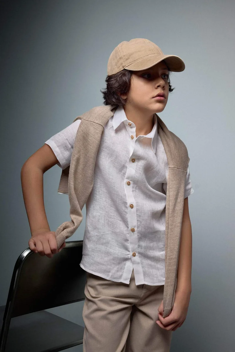 ديفاكتو Regular Fit Short Sleeve Shirt