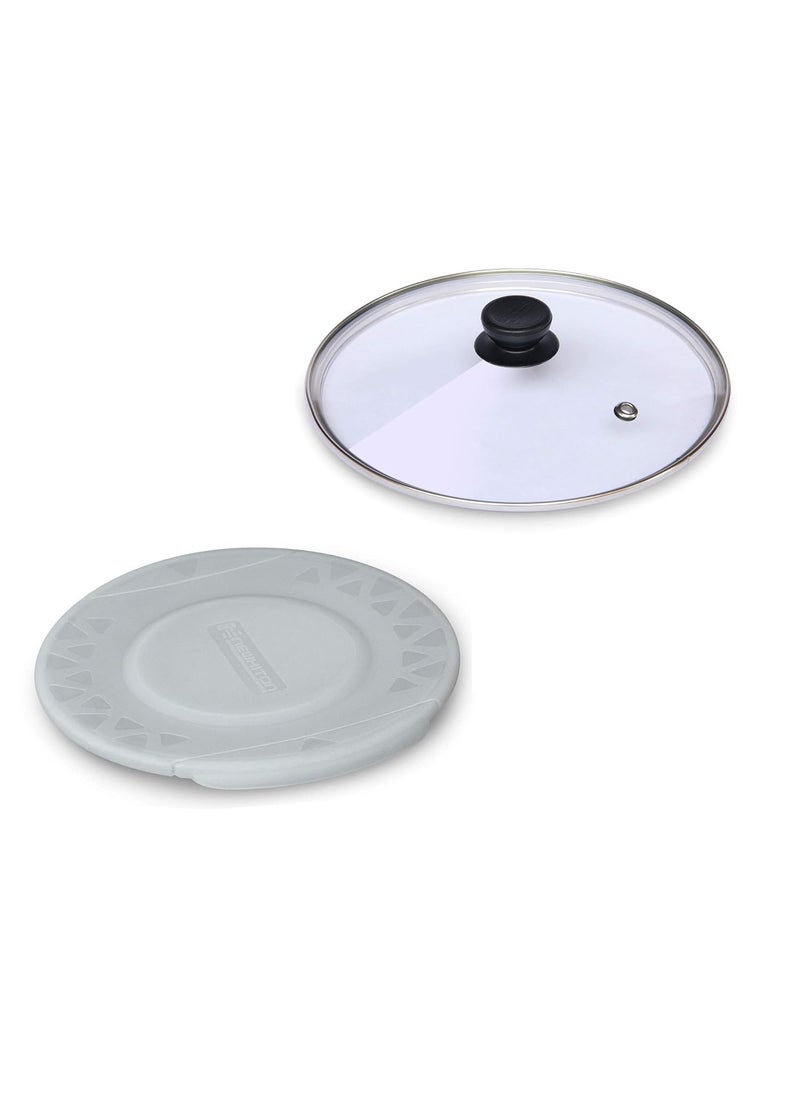 Geek Geek Robocook Compatible Silicone Lid Tempered Glass Lid Combo Compatible with 6 Litre Variants 6L Kit 1  - Image 1