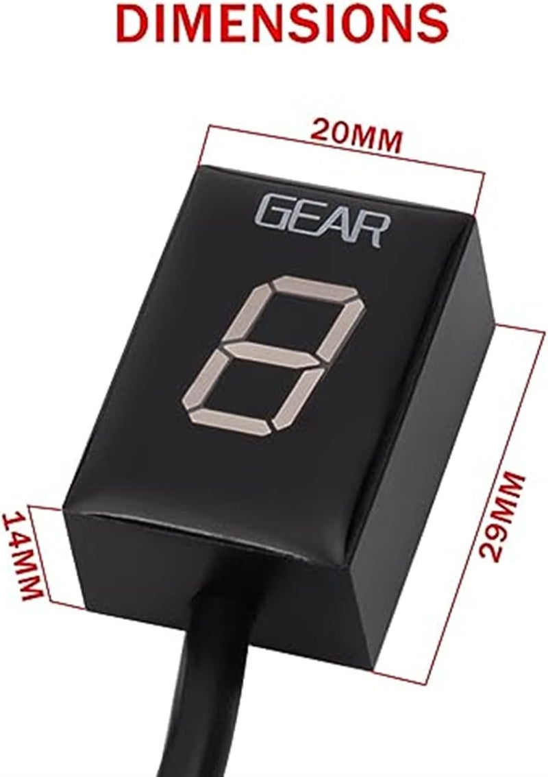 Vuzmode Gear Display Indicator for Aprilia Motorcycles - Image 5