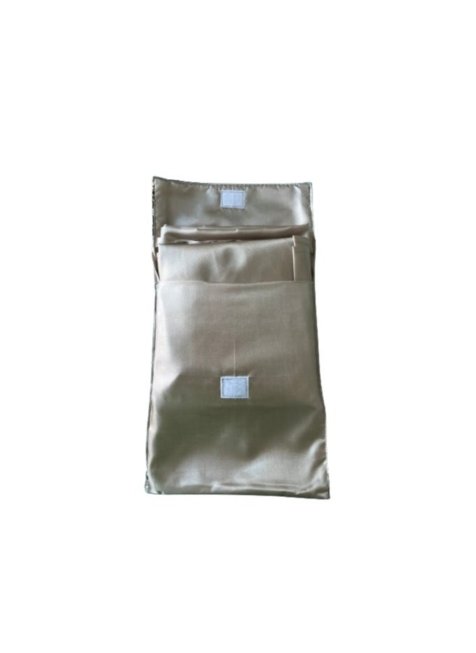 Generic - BEIG prayer cloth polyester 3 peace's set top skirt and bag light weight to carry in your bag easy to wash nontransparent   don’t miss your SALAH - Image 1