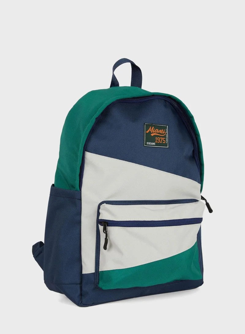 DeFacto Color Block Backpack
