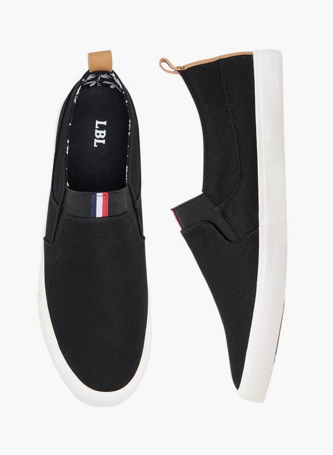 LBL by Shoexpress Men Canvas Loafers with Pull Tab  - Image 1