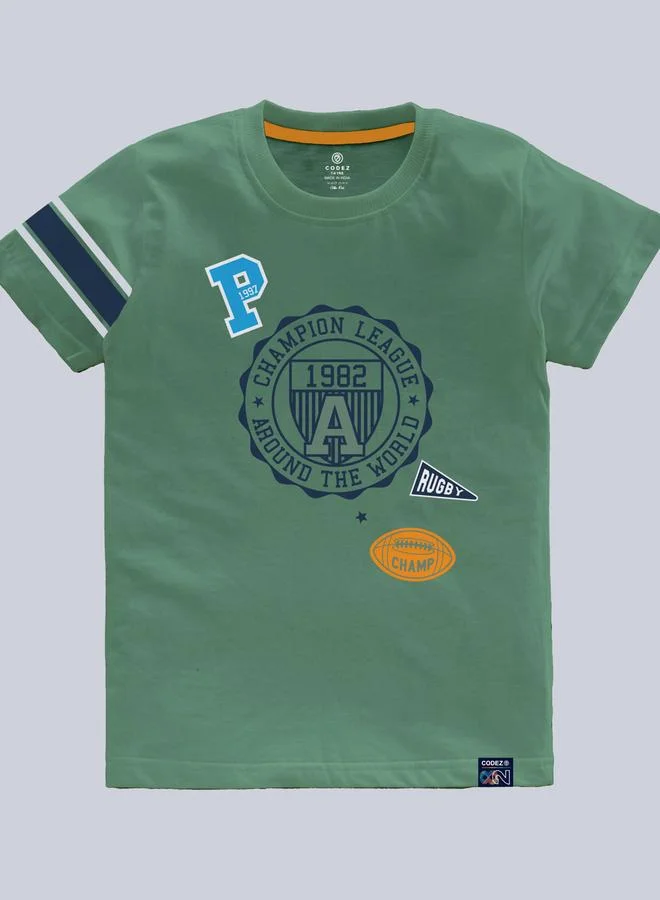 كوديز تيشيرت قطني بطبعة جرافيك