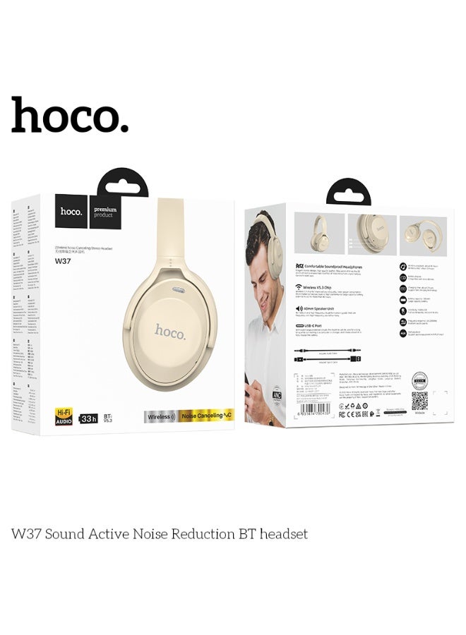 hoco. W37 Sound Active Noise Reduction BT headset - Image 4