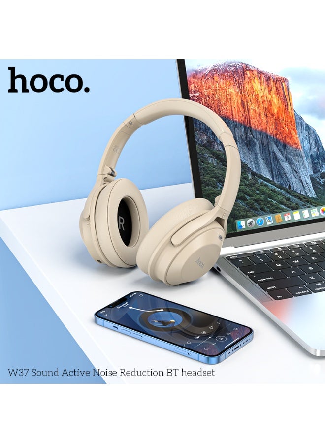 hoco. W37 Sound Active Noise Reduction BT headset - Image 3