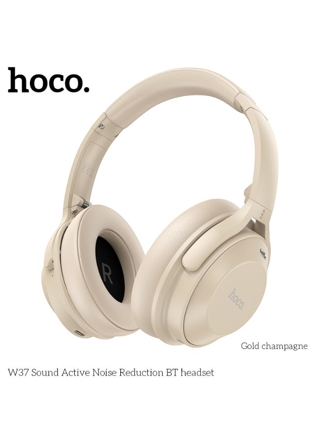 hoco. W37 Sound Active Noise Reduction BT headset - Image 5