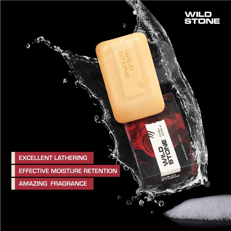 Wild Stone Soap Combo for Men Pack of 6 100gm each 2 Ultra Sensual2 Forest Spice and 2 Musk Soap Refreshing Bathing Soap with Fragrance Freshness Mens Soaps for Bath - Image 5