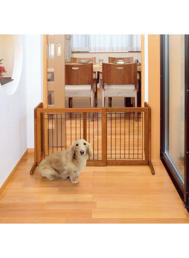 Richell 94135 Freestanding Pet Gate with Autumn Matte Finish, Small - Image 5