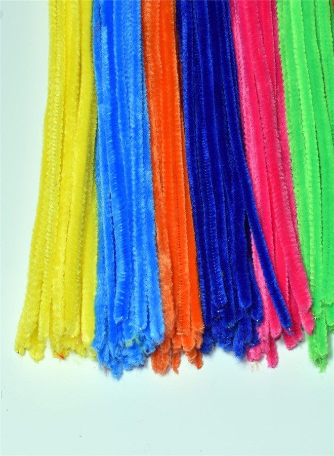 GOTOONE Multiple Colors Pipe Cleaners Chenille Stems (100 Pack) for DIY Art Decorations Creative Craft (6 mm x 12 Inch) - Image 2