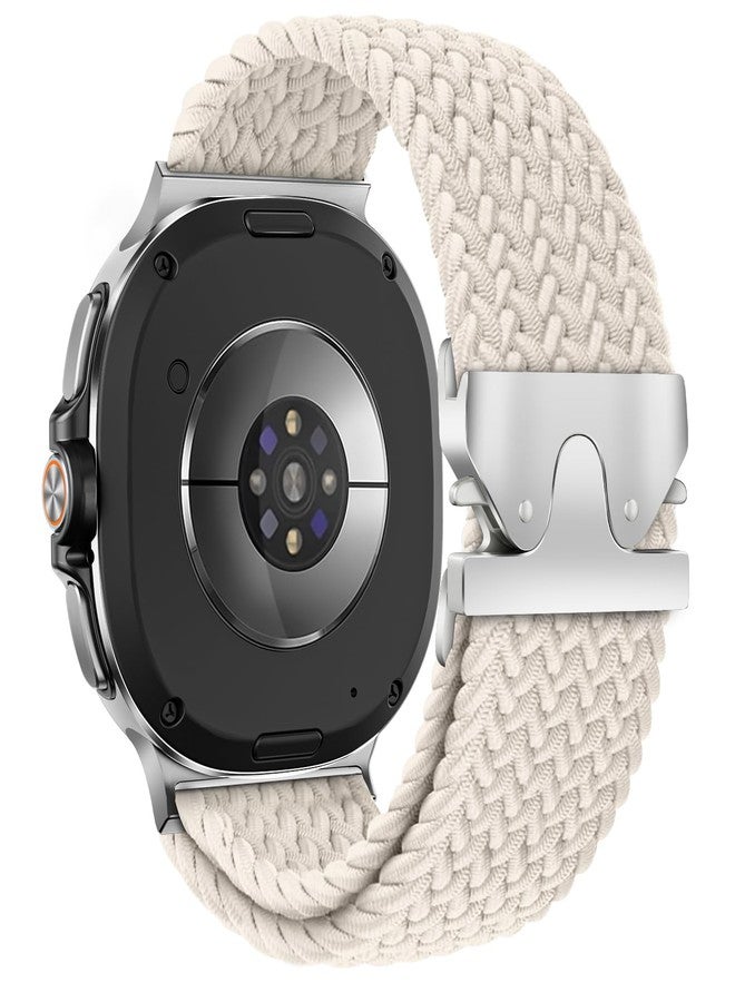 ZOOROO Braided Band Compatible with Samsung Galaxy Watch 8 40mm 44mm/ 8 Classic 46mm, Adjustable Parachute Buckle Stretchy Nylon Sport Strap for Men Women, S/M (Not for Galaxy Watch Ultra) - Image 1