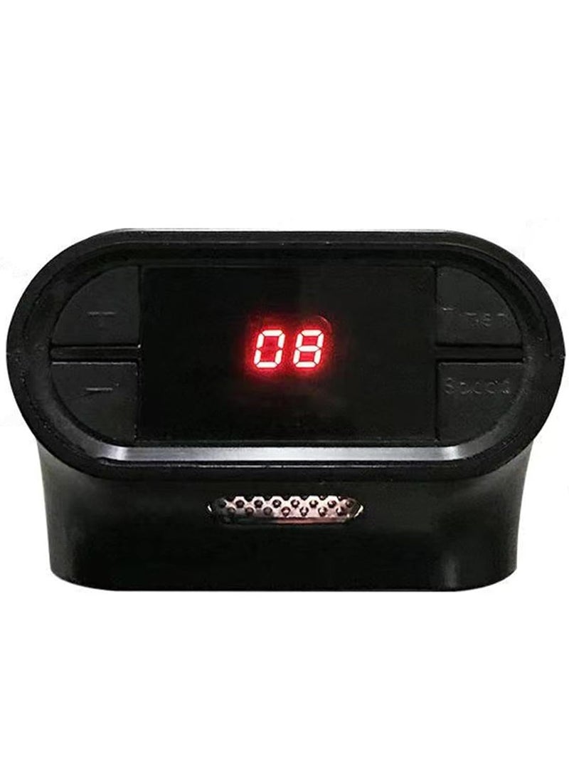 عام مدفأة كهربائية مكتبية داخلية صغيرة قوة 500 واط ذات قابس بريطاني 220 فولت للمكتب متينة مع تحكم عن بعد صناعة تحسين منزلي تدفئة وتبريد تهوية حديقة المنزل - Image 3