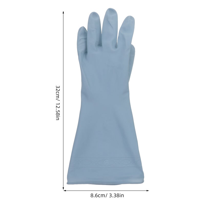 4 pairs of Dish Washing Gloves Bowls Pot Pan Washing Gloves Cleaning Gloves Laundry Gloves (L) - Image 3