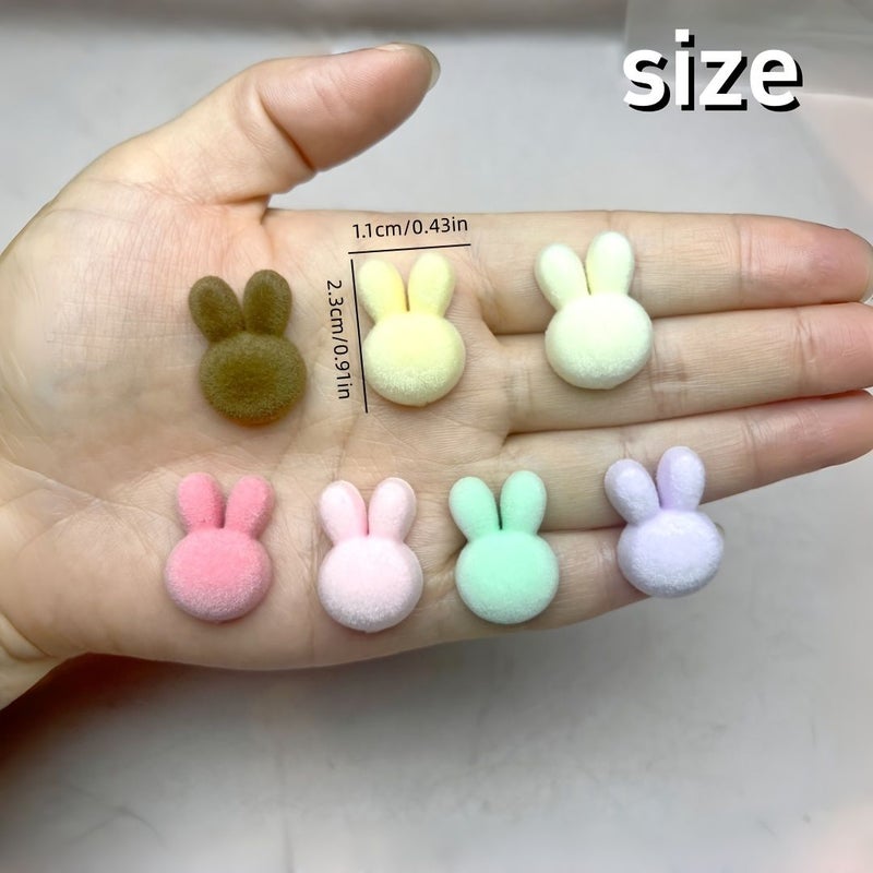 طقم حبات راتنج الأرنب المصغر من ويستيريا C لصنع المجوهرات DIY وسحر حافظة الهاتف - Image 4