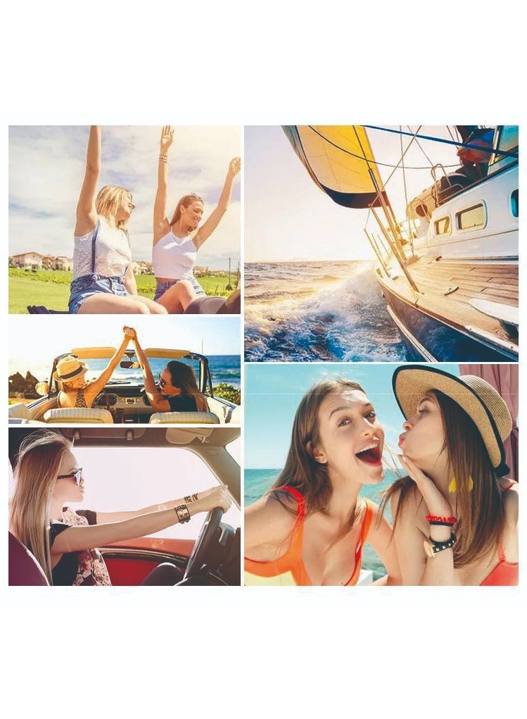 Royal Polarized Aviator Sunglasses for Men Women, UV400 Protection Sun Glasses with Metal and PC Wood grain legs Frame, Fashion Anti-Glare Sun Shades for Driving, Fishing, Traveling (Transparent Gray) - Image 5