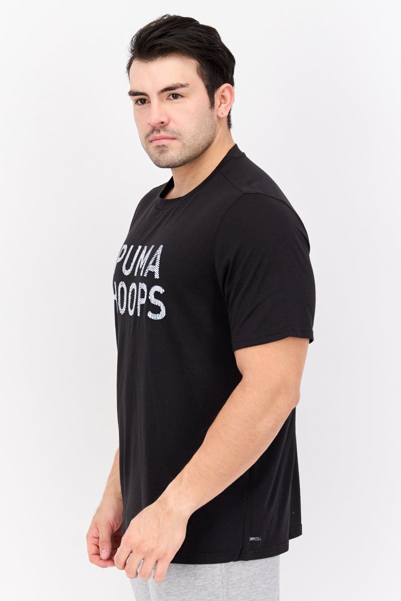 PUMA Men Sportswear Fit Short Sleeve Outdoor T Shirt, Black - Image 2