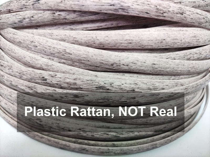 Feyart 25m/82ft 8.5mm Grey Wicker Repair Kit, PE Rattan Repair Kit for Wicker Chair Fixing, Patio Furniture Repair - Image 2