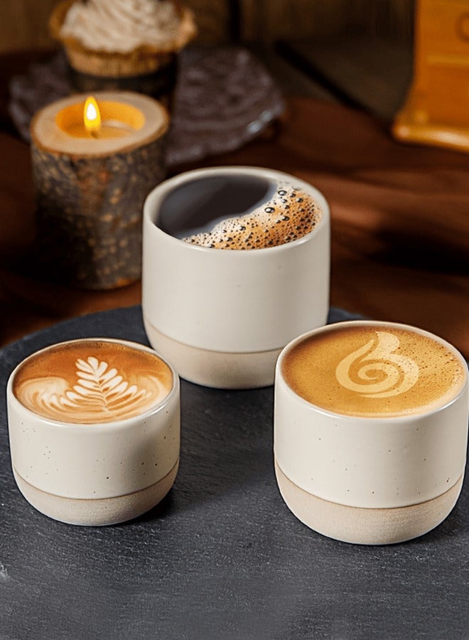 Vintage Coffee Mug Tea Cup 180ml Drinking Utensil Creative Drinkware, Porcelain Ceramic Espresso Cup  - Image 3