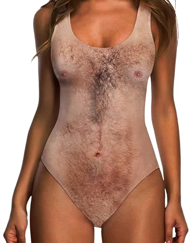 RAISEVERN One Piece Swimsuit Women Funny Swimwear Bodysuit Monokini Swimming - Image 1