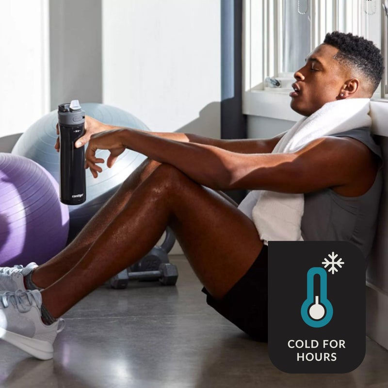 Contigo Ashland 2.0 Water Bottle with AUTOSPOUT Lid 24oz. Licorice - Image 3