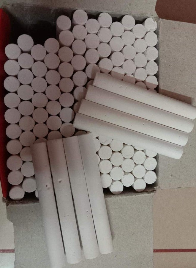 SIDDHI White Dustfree Chalks for Black Boards, Green Boards, Cement Floors etc. -Pack of 100 - Image 3