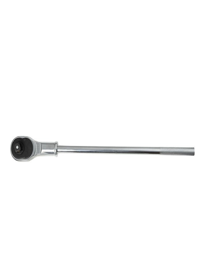 Taparia 3/4 Inch Square Drive Ratchet Handle (2717)- High Strength CrV Steel, Reversible with Nickel Chrome Finish, 612mm Length for Heavy-Duty Use with Ergonomic Grip-Automotive, Industrial - Image 4
