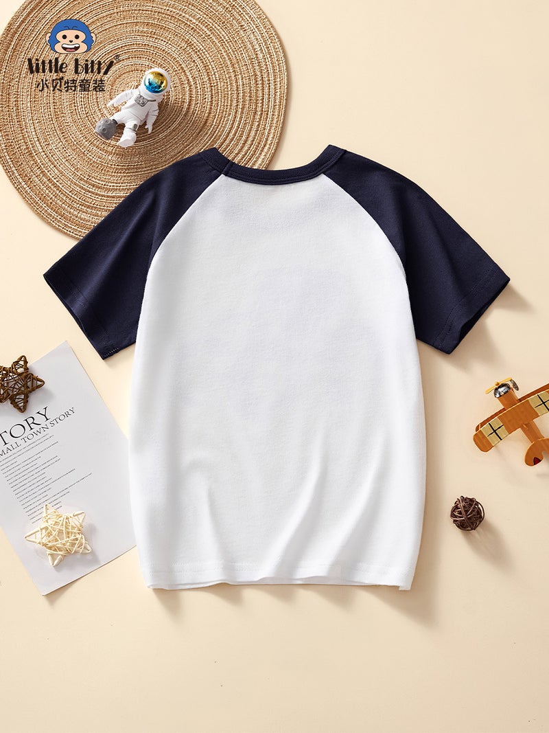 Children'S Clothing Half-Sleeved 2025 Style Boys' Short-Sleeved Kidsren'S Fun Cartoon Car Kidsren'S Cotton T-Shirt Boys Regular Style - Image 3