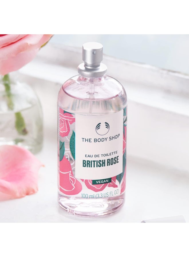 THE BODY SHOP The Body Shop British Rose Fragrance Spray Eau De Toilette 100 ml - Image 3