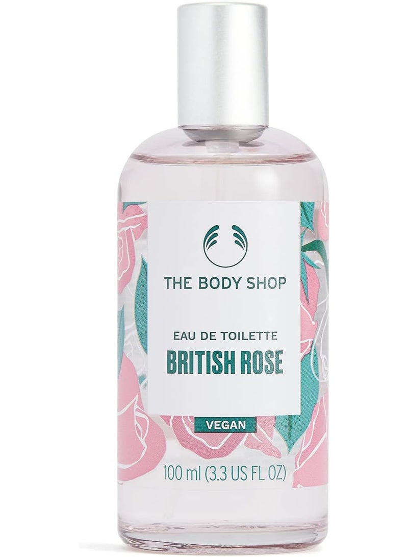 THE BODY SHOP The Body Shop British Rose Fragrance Spray Eau De Toilette 100 ml - Image 1