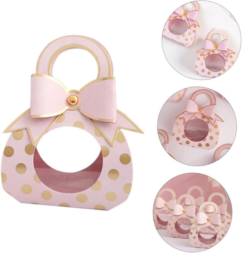 Pink Candy Storage Boxes With Transparent Window For Wedding Favors Party Packaging 50pcs - Image 5