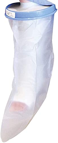 Brownmed - Seal-Tight Original Cast & Bandage Protector - Kid's Leg & Foot Cast Cover for Showers & Swimming - Durable Shower Bag - Waterproof Protector - Pediatric Large Leg - Image 1
