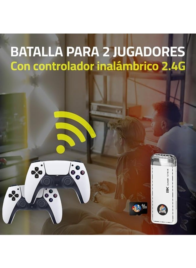 general Retro console +39000 games, mini game stick arcade with 2 wireless remotes, HDMI 4K, 3D consoles, all kinds of classic games - Image 4