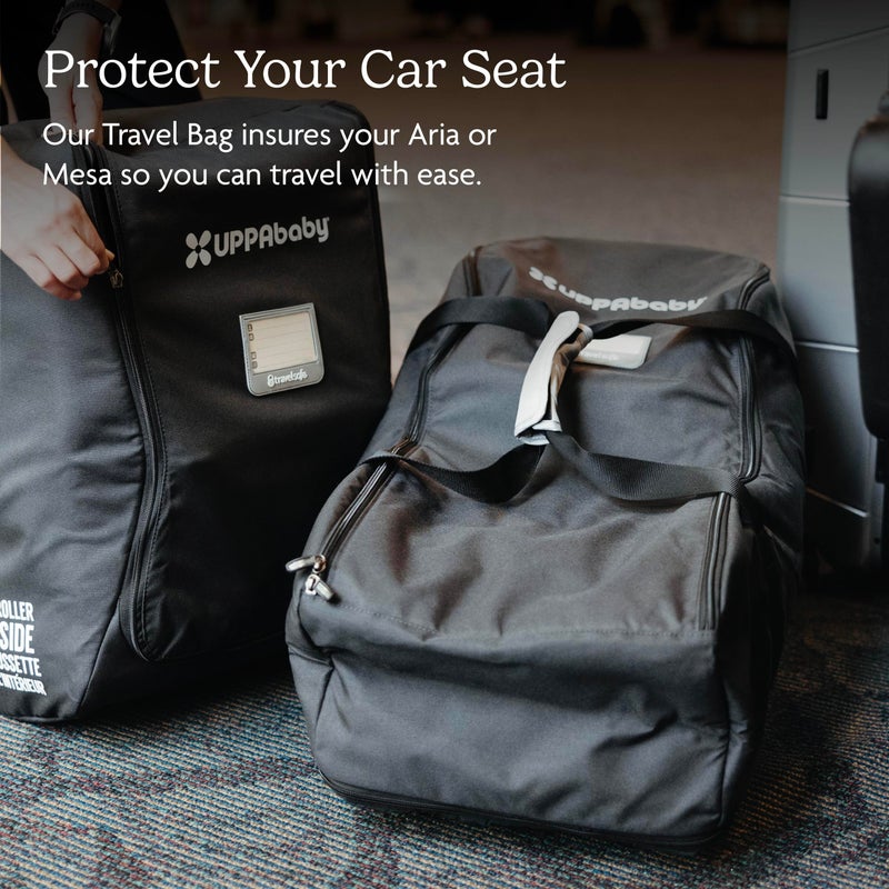 UPPAbaby Travel Bag for Aria and Mesa Infant Car Seats - Easy-Carry Handles + Durable Design with TravelSafe Protection - Image 2