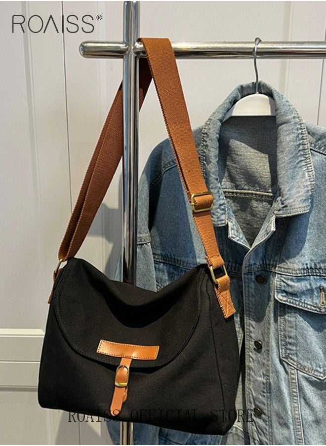 Women's Canvas Bag Large Capacity One Shoulder Messenger Tote Bag Casual Solid Color Versatile Work Commuting - pzsku/Z0958F51616D0EC1624E3Z/45/_/1688549872/82f4fb9f-9c7f-4208-bd31-b56473f2ad21