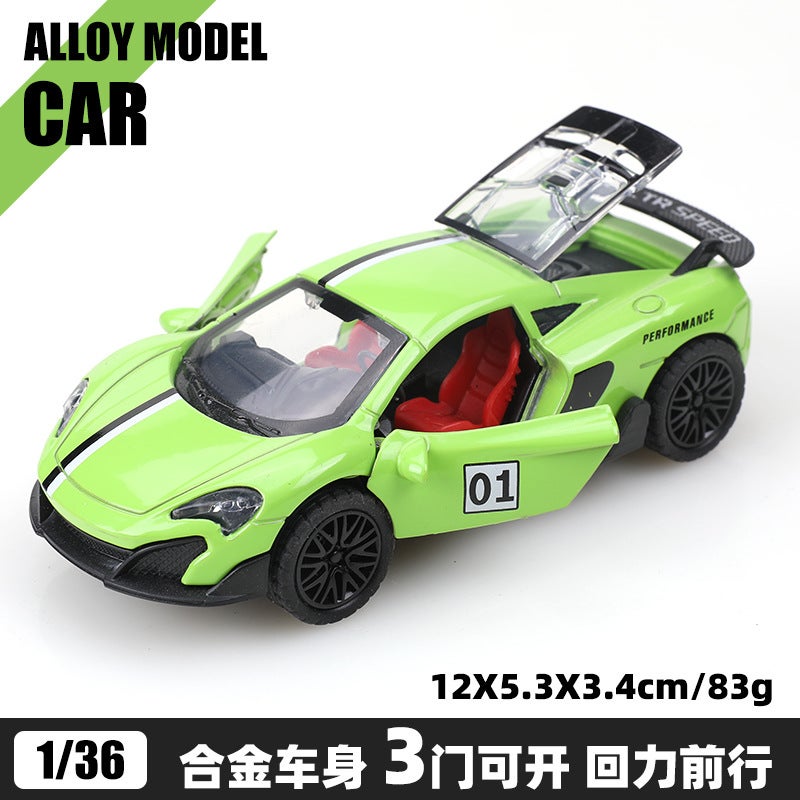Bulk 1:36 Alloy Model Cars, Kids Pull Back Toy Vehicles, Boys Race Car Decor Gift[Bubble Bag] Mai saidao version Green [Bubble Bag] Mai saidao version Green 