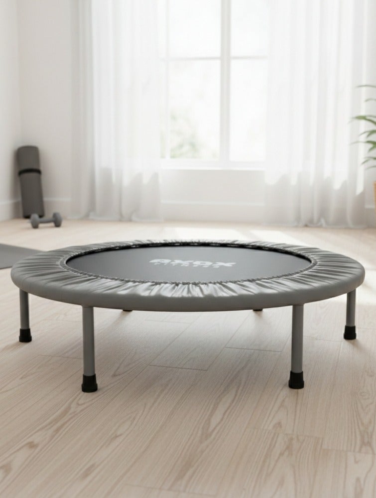 Axox Fitness Aerobic Bouncer Trampoline 38 Inch, High Bounce Mini Fitness Trampoline for Adults, Cardio Workout Rebounder, HIIT Exercise Equipment for Home Gym, Fat Burning, Aerobic Training, 100 kg Capacity - Image 2
