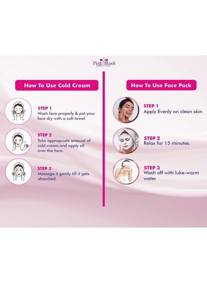 Pink Root Pink Root Cucumber Mask 500ML with Milk & Honey Cold Cream 500ml  - Image 4