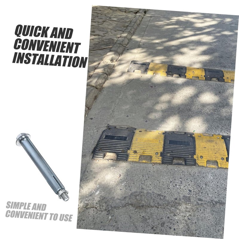 10 قطعة 10 مم × 50 مم براغي تمدد مجلفنة لرصف الطرق والجدران الجافة - Image 4