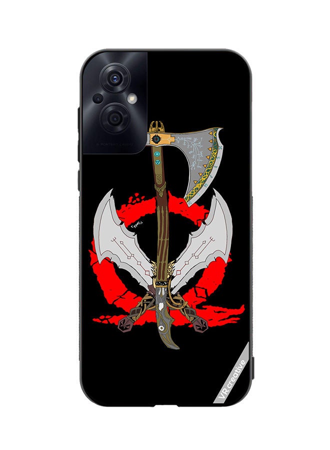 VR CREATIVE Protective Case Cover For Oppo Reno8 Z God Of War Weapons Design Multicolour - Image 1