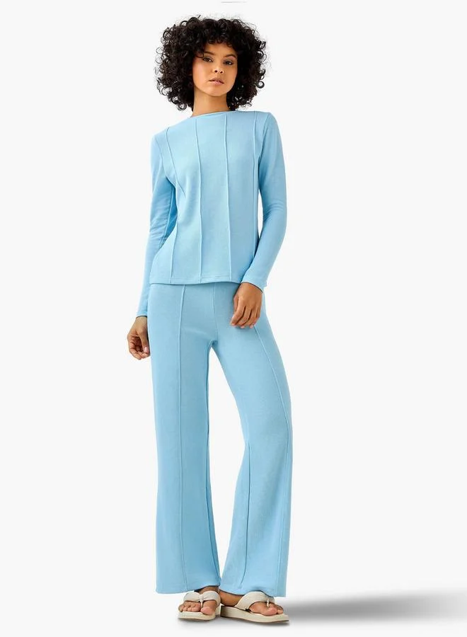 Splash FAV Regular Fit Textured T-shirt