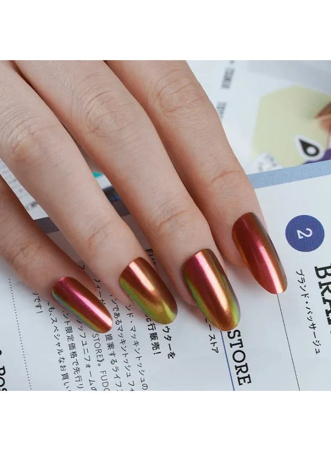 Semi-Cured Gel Nail Wraps – Salon Quality Manicure – Easy Apply & Remove – 20 Strips + File + Wooden Stick - Image 1