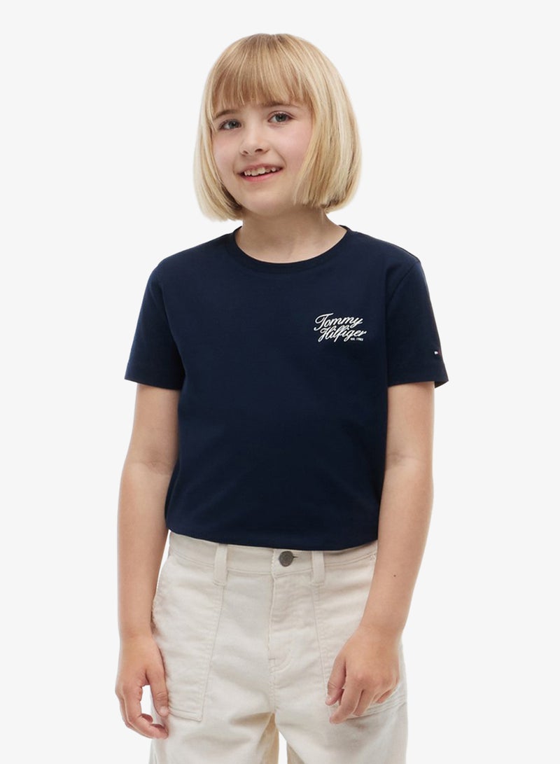 TOMMY HILFIGER Logo Crew Neck T-Shirt - Image 1