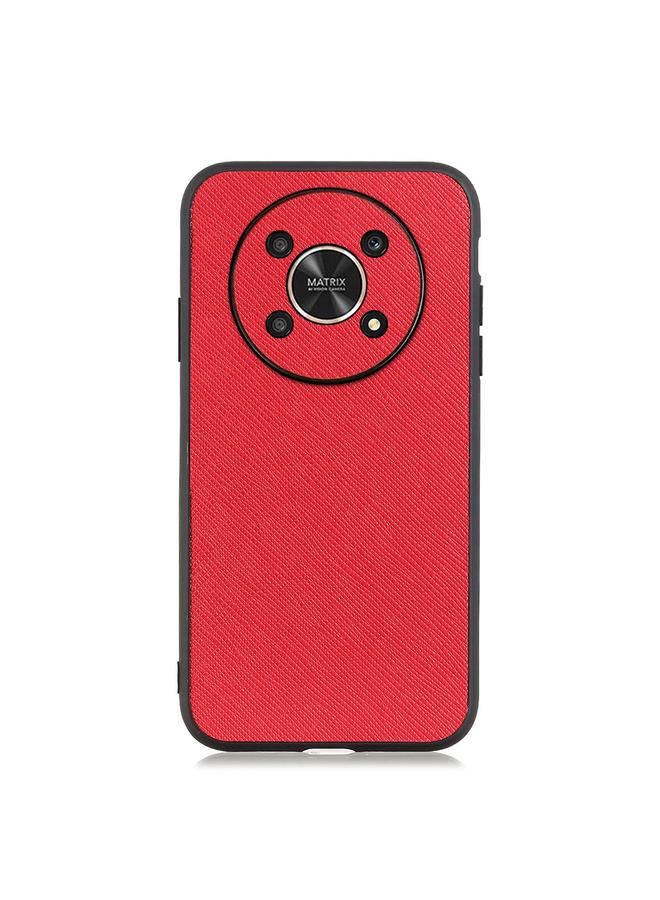 S-TOP Case For Honor X30 / X40 GT Cross Texture Genuine Leather Shockproof Phone Case - Image 1