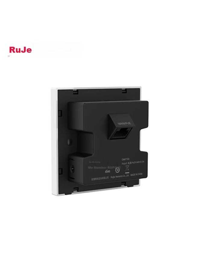 Ruijie راجي واي فاي 6 نقطة وصول لاسلكية بانل RG-EAP162(G)V2، ثنائية النطاق بسرعة 1800 ميجابت، جهاز توجيه واي فاي من الدرجة التجارية للمنازل الكبيرة والفيلات، للاستخدام في الفنادق، نموذج فائق النحافة 86 - Image 5