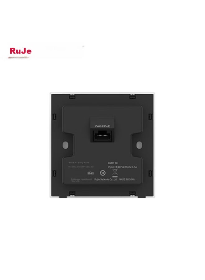 Ruijie راجي واي فاي 6 نقطة وصول لاسلكية بانل RG-EAP162(G)V2، ثنائية النطاق بسرعة 1800 ميجابت، جهاز توجيه واي فاي من الدرجة التجارية للمنازل الكبيرة والفيلات، للاستخدام في الفنادق، نموذج فائق النحافة 86 - Image 4