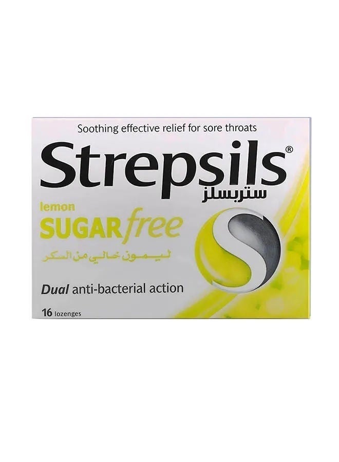 Sugar-Free Lemon Lozenges (16 Lozenges)