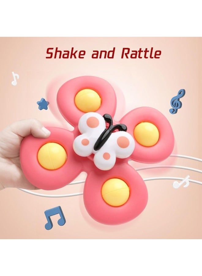 إيروريكس مجموعة ألعاب دوارة للأطفال مكونة من 3 قطع بتصميم حشرات لطيفة لتعليم الأطفال في مرحلة الطفولة المبكرة - Image 3