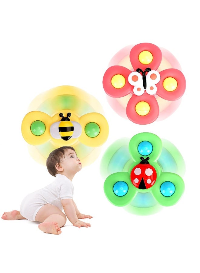 إيروريكس مجموعة ألعاب دوارة للأطفال مكونة من 3 قطع بتصميم حشرات لطيفة لتعليم الأطفال في مرحلة الطفولة المبكرة - Image 1
